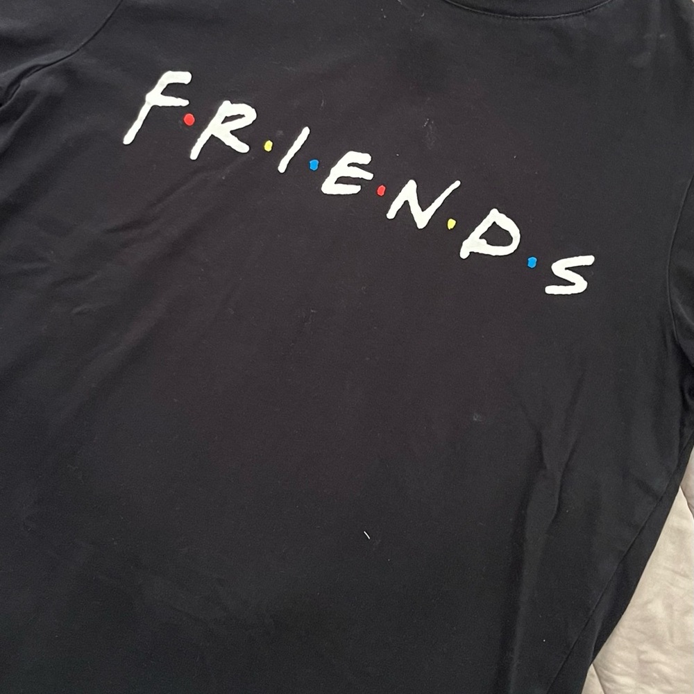 Black Friends Logo T-Shirt  vintage
